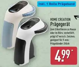 Aldi Nord HOME CREATION Prägegerät Angebot