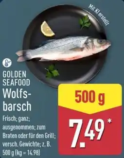Aldi Nord GOLDEN SEAFOOD Wolfsbarsch Angebot