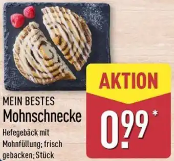 Aldi Nord MEIN BESTES Mohnschnecke Angebot