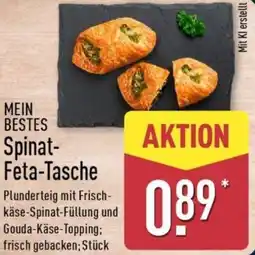 Aldi Nord MEIN BESTES Spinat Feta-Tasche Angebot
