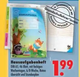 Mäc Geiz Hausaufgabenheft Angebot
