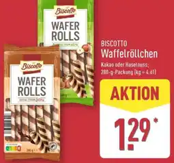 Aldi Nord BISCOTTO Waffelröllchen Angebot