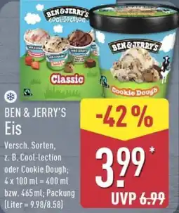 Aldi Nord BEN & JERRY'S Eis Angebot