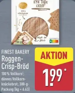 Aldi Nord FINEST BAKERY Roggen Crisp-Bröd Angebot