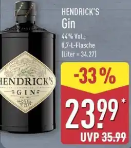 Aldi Nord HENDRICK'S Gin Angebot