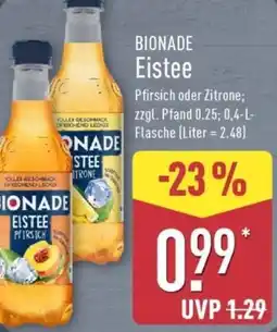 Aldi Nord BIONADE Eistee Angebot