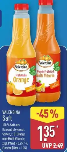 Aldi Nord VALENSINA Saft Angebot