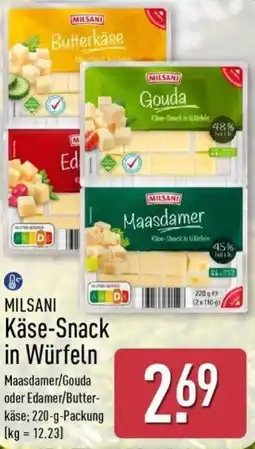 Aldi Nord MILSANI Käse-Snack in Würfeln Angebot