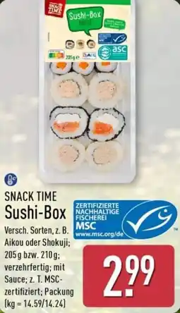 Aldi Nord SNACK TIME Sushi-Box Angebot