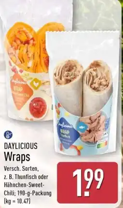 Aldi Nord DAYLICIOUS Wraps Angebot