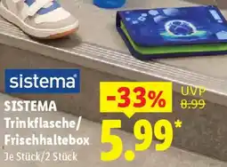 Lidl SISTEMA Trinkflasche/ Frischhaltebox Angebot