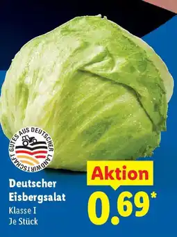 Lidl Deutscher Eisbergsalat Angebot