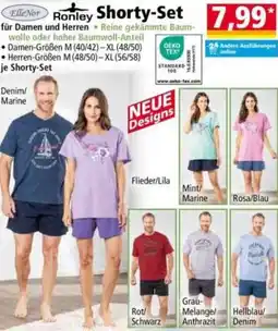 Norma ElleNor Ronley Shorty-Set für Damen und Herren Angebot