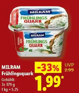 Lidl MILRAM Frühlingsquark Angebot