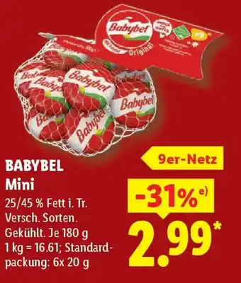 Lidl BABYBEL Mini Angebot