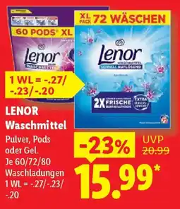 Lidl LENOR Waschmittel Angebot