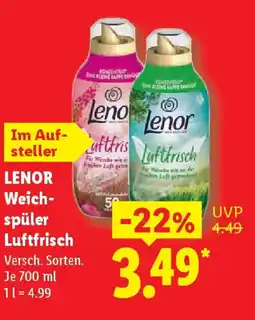 Lidl LENOR Weichspüler Luftfrisch Angebot