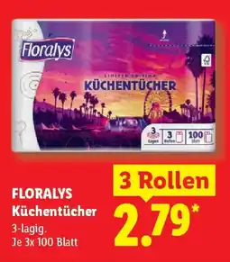Lidl FLORALYS Küchentücher Angebot