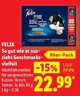 Lidl FELIX So gut wie es aussieht Geschmacksvielfalt Angebot
