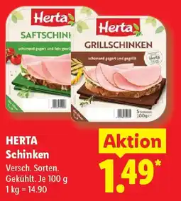 Lidl HERTA Schinken Angebot