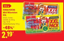 Lidl FERDI FUCHS Mini Würstchen XXL Angebot