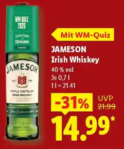 Lidl JAMESON Irish Whiskey Angebot