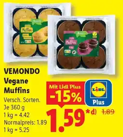 Lidl VEMONDO Vegane Muffins Angebot