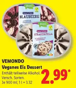 Lidl VEMONDO Veganes Eis Dessert Angebot
