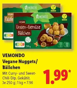 Lidl VEMONDO Vegane Nuggets/ Bällchen Angebot