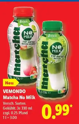 Lidl VEMONDO Matcha No Milk Angebot