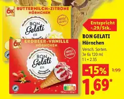 Lidl BON GELATI Hörnchen Angebot