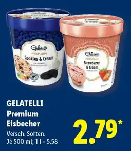 Lidl GELATELLI Premium Eisbecher Angebot