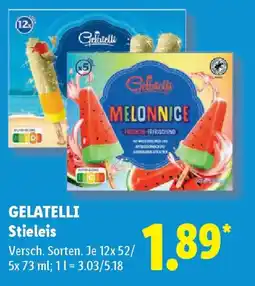 Lidl GELATELLI Stieleis Angebot