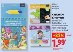 Lidl CRELANDO Kreativheft Angebot