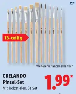 Lidl CRELANDO Pinsel-Set Angebot
