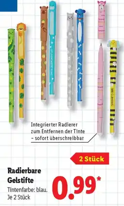 Lidl Radierbare Gelstifte Angebot