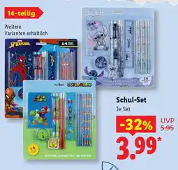 Lidl Schul-Set Angebot