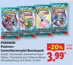 Lidl POKEMON Pokémon- Sammelkartenspiel-Boosterpack Angebot