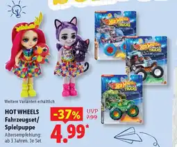 Lidl HOT WHEELS Fahrzeugset/ Spielpuppe Angebot
