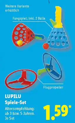Lidl LUPILU Spiele-Set Angebot