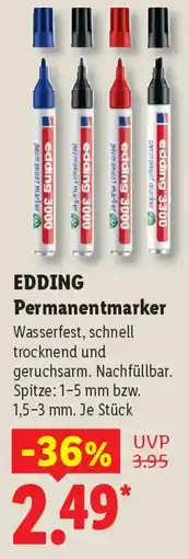 Lidl EDDING Permanentmarker Angebot