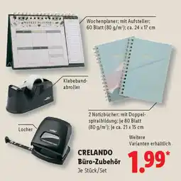 Lidl CRELANDO Büro-Zubehör Angebot