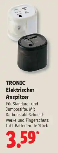 Lidl TRONIC Elektrischer Anspitzer Angebot