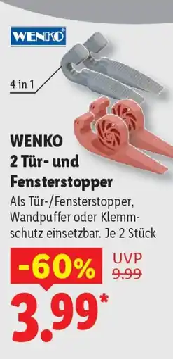 Lidl WENKO 2 Tür- und Fensterstopper Angebot