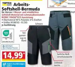 Norma TOPTEX Arbeits- Softshell-Bermuda Angebot