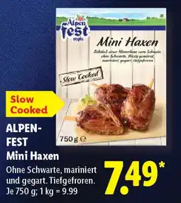 Lidl ALPENFEST Mini Haxen Angebot