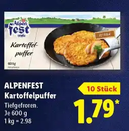 Lidl ALPENFEST Kartoffelpuffer Angebot