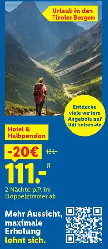 Lidl Hotel & Halbpension Angebot