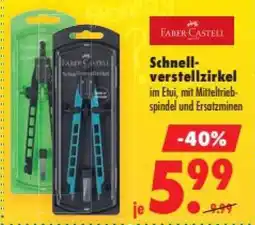 Mäc Geiz FABER CASTELL Schnellverstellzirkel Angebot