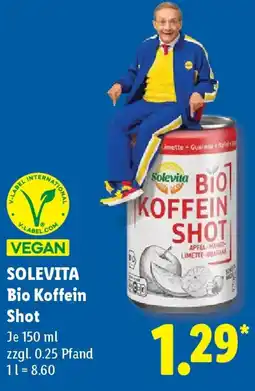 Lidl SOLEVITA Bio Koffein Shot Angebot